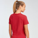 MP Дамски основни дрехи Скъсена тениска - ярко червена
