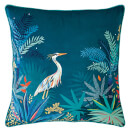 Sara Miller Heron Cushion - Teal