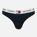 Tommy Hilfiger Women's Original Cotton Thong - Navy Blazer
