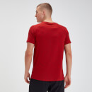 Мъжка тениска с къси ръкави Performance на MP - ярко червено/черно - XS