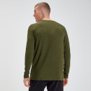 Мъжка тениска с дълги ръкави Performance на MP - армейско зелено и черно - XS