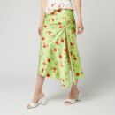 De La Vali Women's Caroline Midi Skirt - Green Rose