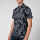 Ted Baker Men's Downdog Print Shirt - Navy