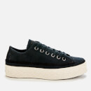 Converse Women's Chuck Taylor All Star Espadrille Ox Trainers - Black/White/Natural