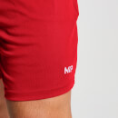 Мъжки спортни шорти от трико на MP - ярко червени - XXS