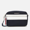 Tommy Hilfiger Women's Nylon Crossover Bag - Sky Captain/White