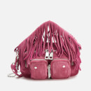 Núnoo Women's Helena Fringe Suede Bag - Pink