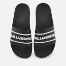 Karl Lagerfeld Men's Kondo Contrast Slide Sandals - Black