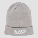 MP Cuff Knitted Beanie - Chrome/White