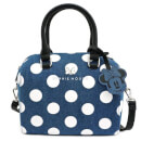 Loungefly Disney Minnie Mouse Denim Crossbody With Faux Leather Trim