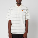 KENZO Men's Striped Seasonal Polo Shirt - Ecru