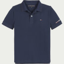 Tommy Hilfiger Boys' Global Stripe Tipping Polo Shirt - Twilight Navy