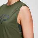 Дамски потник с изрязани подмишници drirelease® на MP - зелено - XXS
