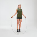 Дамски потник с изрязани подмишници drirelease® на MP - зелено - XXS