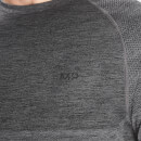 MP Men's Essential Seamless Short Sleeve T-Shirt- Storm Grey Marl - XS