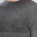 MP muška majica s dugim rukavima bez šavova Essential- Storm sivi lapor - XS