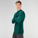 Essential Seamless 無縫系列 男士長袖上衣 - 綠 - XS