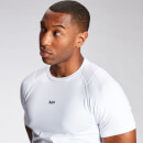 Мъжка тениска с къс ръкав MP Engage — бяла - XXXL