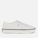 Tommy Hilfiger Women's Kelsey Corporate Flatform Trainers - White