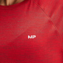 T-shirt de Treino Performance para Senhora da MP - Vermelho Perigo Marl - XXS