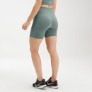 Shape Seamless 無縫系列 女士自行車短褲 - 水洗綠 - S