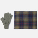 Barbour Men's Tartan Scarf and Gloves Gift Set - Signature Check