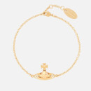 Vivienne Westwood Women's Pina Bas Relief Bracelet - Gold Crystal