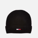 Tommy Jeans Men's Flag Beanie Hat - Black