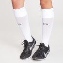 MP Unisex Agility Full Length Socks - White - UK 3-6
