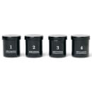 Ferm Living Scented Advent Candles - Set of 4 - Black