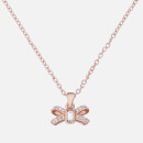 Ted Baker Women's Sabena: Crystal Sparkle Bow Tiny Pendant - Rose Gold/Crystal