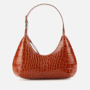 by FAR Women's Baby Amber Croco Embossed Shoulder Bag - Tan