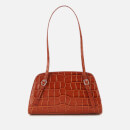 by FAR Women's Lora Croco Embossed Shoulder Bag - Tan