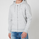 Tommy Jeans Men's Regular Fleece Zip Hoodie - Light Grey Heather