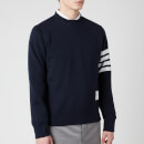 Thom Browne Men's Engineered 4-Bar Stripe Loopback Sweatshirt - Navy