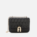 Furla Women's Cosy Mini Quilted Shoulder Bag - Black