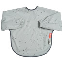 Done by Deer Sleeved Bib - Dreamy Dots - 18m+ - Grey