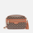 DKNY Women's Polly Heritage Logo Camera Bag - Bark/Caramel