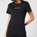 Calvin Klein Jeans Women's Back Monogram Crew Neck T-Shirt - Ck Black