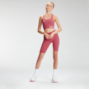 MP Women's Fade Graphic Training Cycling Shorts - Berry Pink - XXS