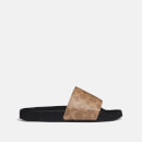 Coach Women's Udele Coated Canvas Slide Sandals - Tan