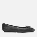MICHAEL MICHAEL KORS Women's Lillie Leather Moc Flats - Black