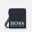 BOSS Men's Magnif214_S Zip Shoulder Bag - Navy