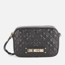 Love Moschino Women's Quilted Camera Bag - Black