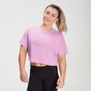 MP X Zack George Women's Washed Crop T-Shirt - Pink Lavender - XXS