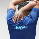 Мъжка тениска с къс ръкав Tempo Graphic - наситено синьо - XXS