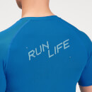 MP muška grafička majica kratkih rukava za trčanje - pravo plava - XXS