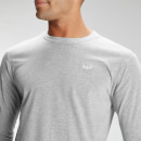 MP Muška majica dugih rukava Essentials - klasični sivi lapor