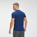 T-shirt sans coutures à manches courtes MP Essentials pour hommes – Bleu intense chiné - XS