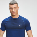 T-shirt sans coutures à manches courtes MP Essentials pour hommes – Bleu intense chiné - XS